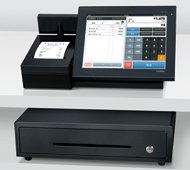 CASIO カシオ計算機 コンパクトレジスター 10.4型タッチパネル液晶 防滴性 (中古品)