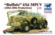 「非常に良い」ブロンコモデル 1/35 米・バッファロー MPCV 地雷除去車両 プラモデル(中古品)