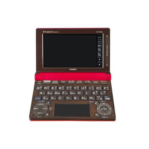 「未使用品」カシオ計算機 電子辞書 『エクスワード』 ルージュレッドXD-D6000RP(中古品)