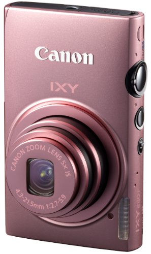 Canon デジタルカメラ IXY 220F ピンク 光学5倍ズーム 広角24mm IXY220F(PK(中古品)の通販は