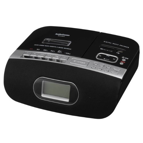 「非常に良い」OHM AudioComm USB/SDカセットラジオ RCS-C416K-K(中古品)