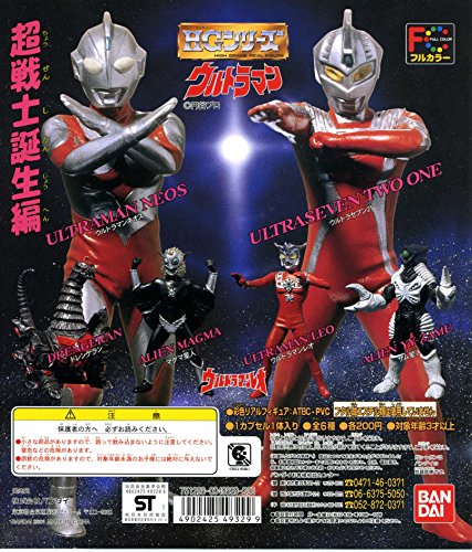 「未使用品」ＨＧシリーズ　ウルトラマン６　超戦士誕生編　再版　全６種セット(中古品)