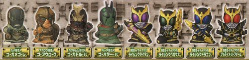 仮面ライダー ソフビコレクション4 全8種セット(中古品)の通販は