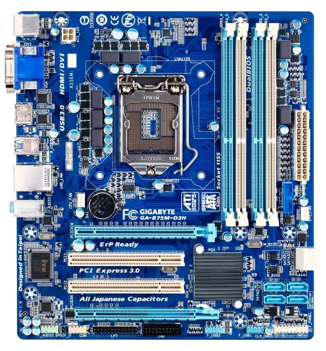 「非常に良い」GIGABYTE intel B75 LGA1155 Micro ATX Small Business Advantage対応 GA-B(中古品)