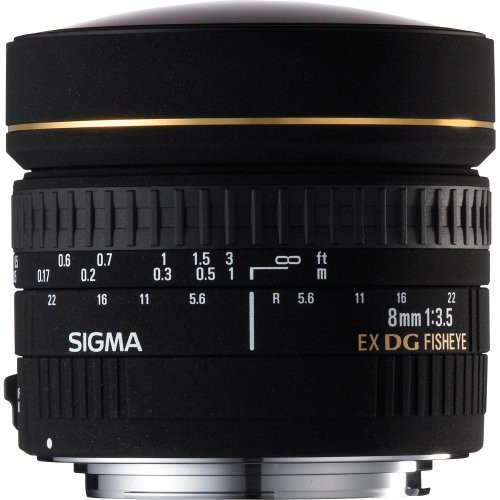 SIGMA 8mm F3.5 EX DG CIRCULAR FISHEYE ※キヤノンマウント 8/3.5EXDG-EO(中古品)