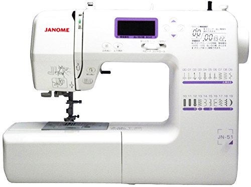 JANOME コンピューターミシン 「説明DVD付き」 JN-51(中古品)の通販は 23,899円