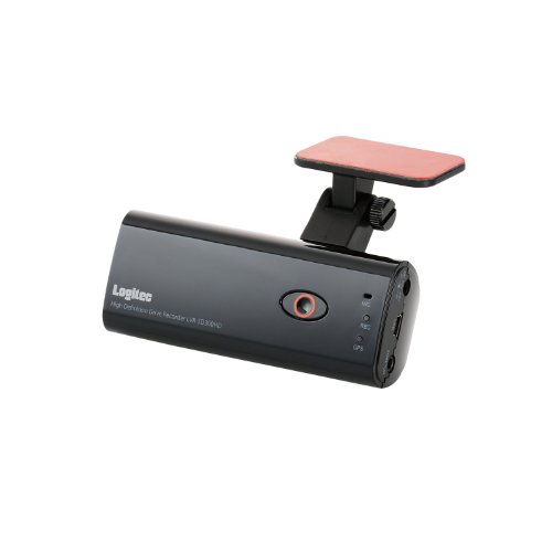 Logitec ドライブレコーダー 常時録画+イベント検知録画 HD高画質 GPS搭載 (中古品)