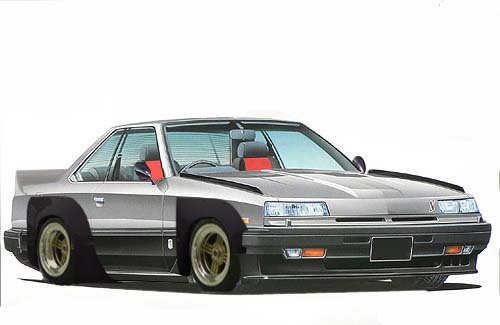 「ほぼ新品」青島文化教材社 1/24 グラチャン'89シリーズ No.02 R30 スカイライン(中古品)