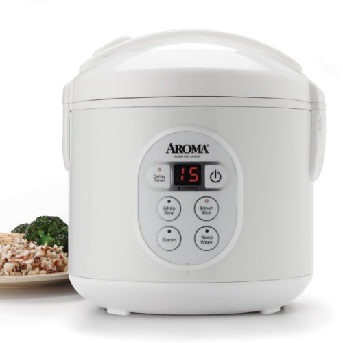 Aroma Housewares 8-Cup (Cooked) (4-Cup UNCOOKED) Digital Rice Cooker a(中古品)