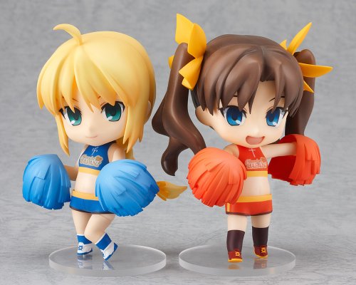 「非常に良い」ねんどろいど セイバー＆遠坂凛 応援Ver.(中古品)