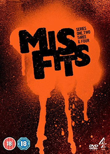 「未使用品」Misfits (Series 1 - 4) - 9-DVD Box Set ( Mis fits: Series One Two Thre(中古品)