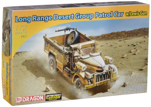ドラゴン 1/72 LRDGパトロールカー ルイス軽機装備型 プラモデル(中古品)の通販は 6,906円
