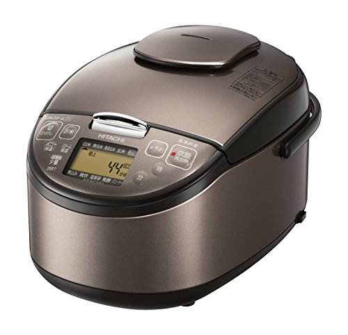 HITACHI 圧力スチームIH炊飯器 5.5合 ライトブラウン RZ-SG10J-T RZ-SG10J-(中古品)
