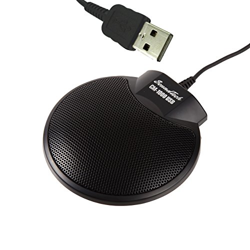 SoundTech CM-1000 USB マイク 集音 高感度 無指向 全指向 拡張 連結 複数 (中古品)