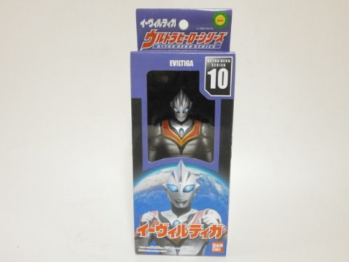 「未使用品」ウルトラヒーローシリーズ 10 イーヴルティガ フィギュア バンダイ　ソフビ(中古品)