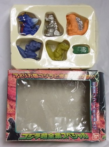 食玩 ゴジラ超全集スペシャル　ミニソフビ人形6体セット （ ゴジラ　スペー(中古品)の通販は 6,930円