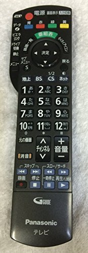 「未使用品」Panasonic 液晶テレビ用リモコン N2QAYB000589(中古品)