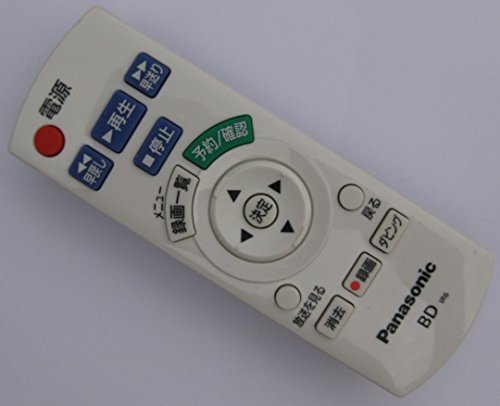 「未使用品」Panasonic ハイビジョンブルーレイディスクレコーダー用シンプルリモコン N(中古品)