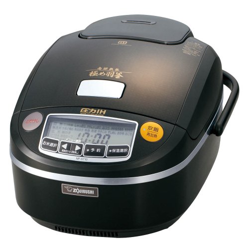 ZOJIRUSHI 圧力IH炊飯ジャー  5.5合炊き  プライムブラック NP-ST10-BP(中古品)