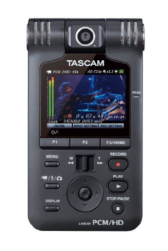 廉売 【中古】TASCAM リニアPCM/HDビデオレコーダー ブラック DR-V1HD