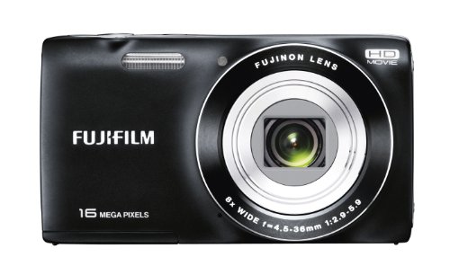 FUJIFILM デジタルカメラ FinePix JZ250 ブラック F FX-JZ250 B(中古品)