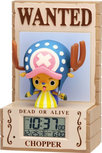 ONE PIECE トニー・チョッパー 新世界バージョン 3D音声目覚し時計 8RDA57R(中古品)の通販は 9,639円