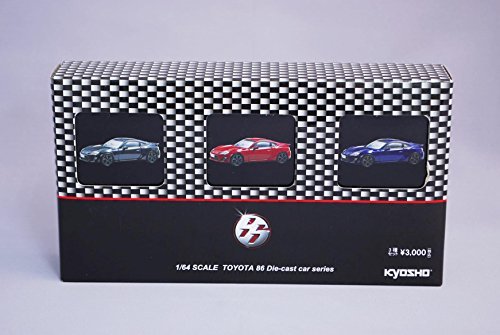 「ほぼ新品」京商 1/64 トヨタ86(ハチロク) サークルK カルワザ限定カラー 3台セット(中古品)