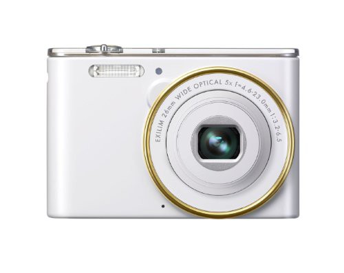 CASIO EXILIM デジタルカメラ 1610万画素 広角26mm ホワイト EX-JE10WE(中古品)の通販はau PAY マーケット -  オマツリライフ - テレビ・オーディオ・カメラ