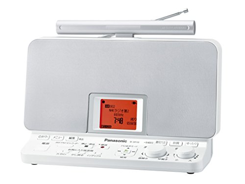 「非常に良い」パナソニック ラジオレコーダー 4GB グレイスホワイト RF-DR100-W(中古品)
