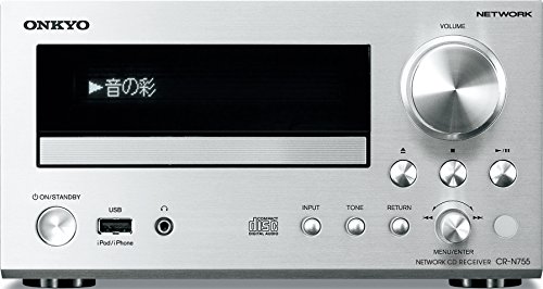 「非常に良い」ONKYO ネットワークCDレシーバー ハイレゾ音源対応 シルバー CR-N755(S)(中古品)
