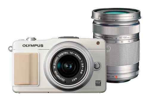 OLYMPUS ミラーレス一眼 PEN mini E-PM2 ダブルズームキット ホワイト E-PM(中古品)の通販は 48,872円
