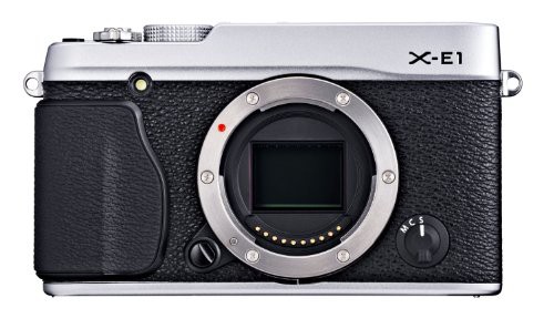 FUJIFILM ミラーレス一眼レフカメラ X-E1 ボディ 1630万画素 シルバー FX-X(中古品)