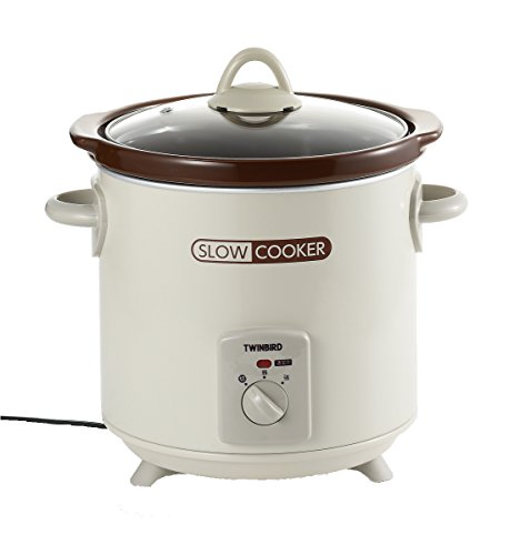 「ほぼ新品」ツインバード スロークッカー ブラウン EP-4717BR(中古品)