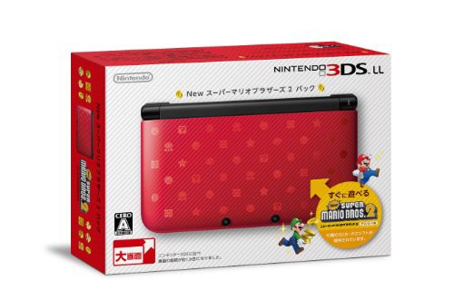 ニンテンドー3DS LL New スーパーマリオブラザーズ 2 パック（メーカー生産(中古品)