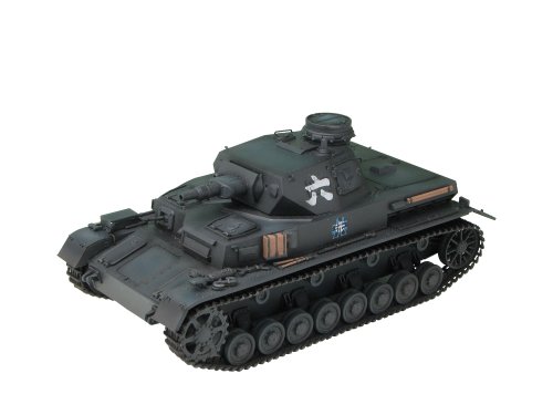 「未使用品」プラッツ 1/35 ガールズ&amp;パンツァー IV号戦車D型 あんこうチームver プラモ(中古品)
