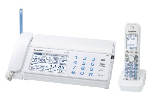 パナソニック おたっくす デジタルコードレスFAX 子機1台付き ホワイト  