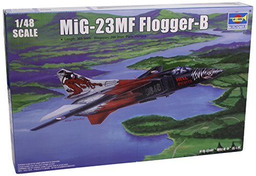 「ほぼ新品」トランペッター 1/48 MiG-23MF フロッガー プラモデル(中古品)