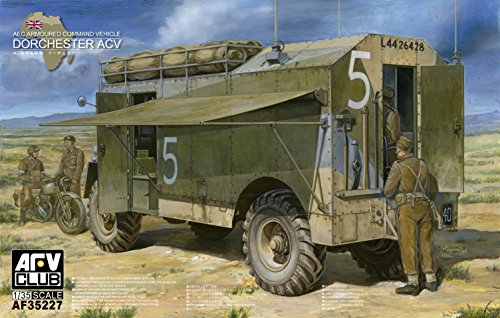 「ほぼ新品」AFVクラブ 1/35 AEC"ドーチェスター"装甲指揮車 プラモデル(中古品)