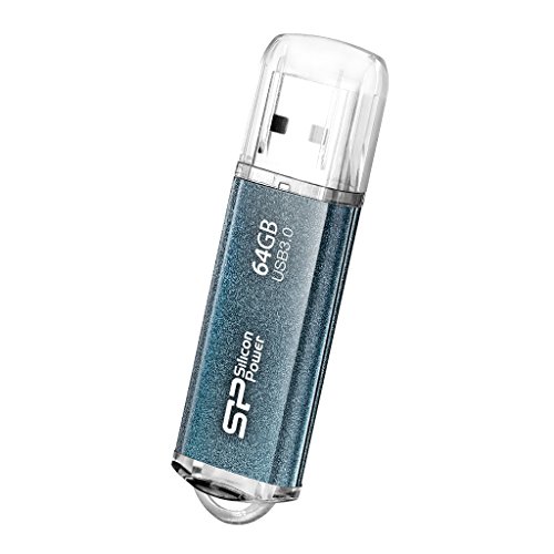 「ほぼ新品」シリコンパワー USB3.0 Marvel M01 Series 64GB アルミボディーアイシーブ (中古品)