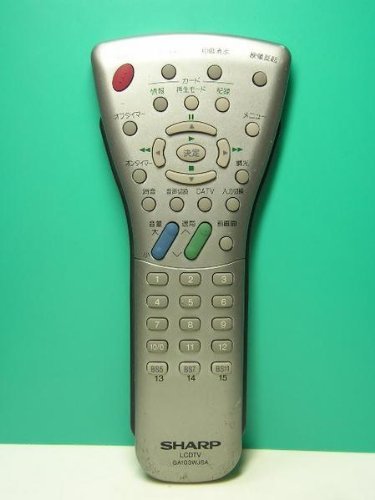 シャープ LCDTVリモコン GA103WJSA(中古品)