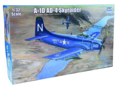 「未使用品」トランペッター 1/32 A-1D/AD-4 スカイレーダー プラモデル(中古品)