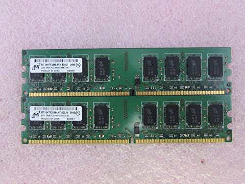 Micron mt16htf25664ay-800j1?4?GB 2?X 2?G pc2???6400u ddr2?800?ECC非DT (中古品)の通販は