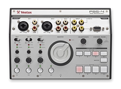 Vestax ライブ配信向け オーディオインターフェイス PBS-4 ステミキ/ビデオ(中古品)