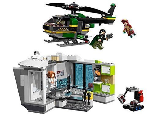 「非常に良い」LEGO 76007 Marvel Super Heroes Iron Man Malibu Mansion Attack レゴ ス (中古品)