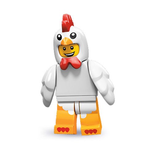 「非常に良い」レゴ　ミニフィグ　【シリーズ９】　Chicken Suit Guy ※おまけ（ミニフィ (中古品)