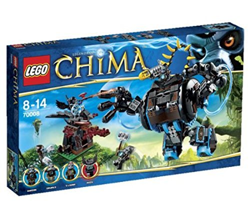 「非常に良い」レゴ (LEGO) チーマ ゴーザンのゴリラ・ストライカー 70008(中古品)