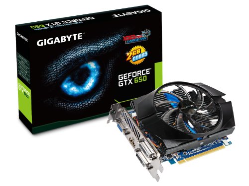 GIGABYTE グラフィックボード Geforce GTX650 2GB PCI-E GV-N650OC-2GI/A(中古品)