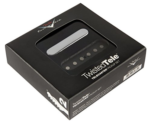 Fender ピックアップ FenderR Twisted TeleR Pickups Black/Chrome(中古品)