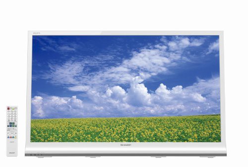 シャープ 40V型 液晶 テレビ AQUOS LC-40J9-W フルハイビジョン HDD(外付) (中古品)