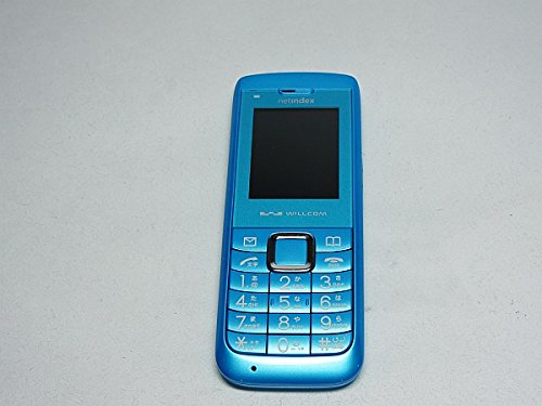 「ほぼ新品」WX01NX WILLCOM [ライトブルー](中古品)